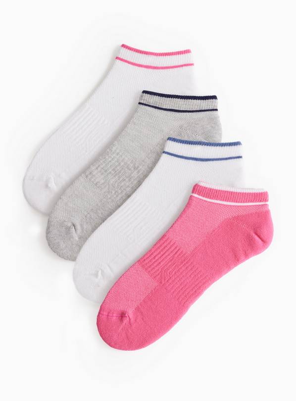 Sports Trainer Socks 4 Pack 4-8